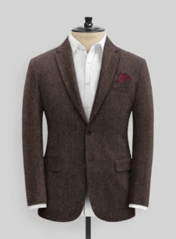 Brown Flecks Donegal Tweed Suit 14 Brown Flecks Donegal Tweed Suit -Men's Clothing Shop 02 5