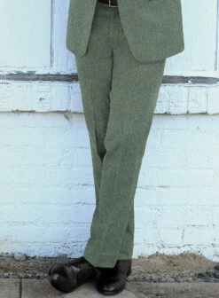Naples Wide Herringbone Sage Green Tweed Suit 14 Naples Wide Herringbone Sage Green Tweed Suit -Men's Clothing Shop NaplesWideHerringboneSageGreenTweedsuitlook 4