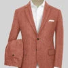 Naples Wide Herringbone Caramine Pink Tweed Suit 2 Naples Wide Herringbone Caramine Pink Tweed Suit -Men's Clothing Shop Napleswideherringbonecarminepinktweedsuitlook