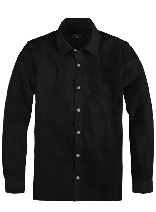 Black Poplene Shirt 4 Black Poplene Shirt - Image 2