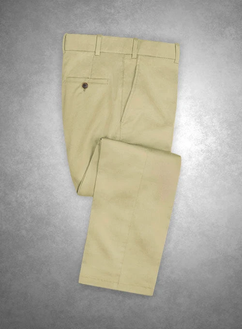 Caccioppoli Cotton Gabardine Ocean Khaki Pants 3 Caccioppoli Cotton Gabardine Ocean Khaki Pants