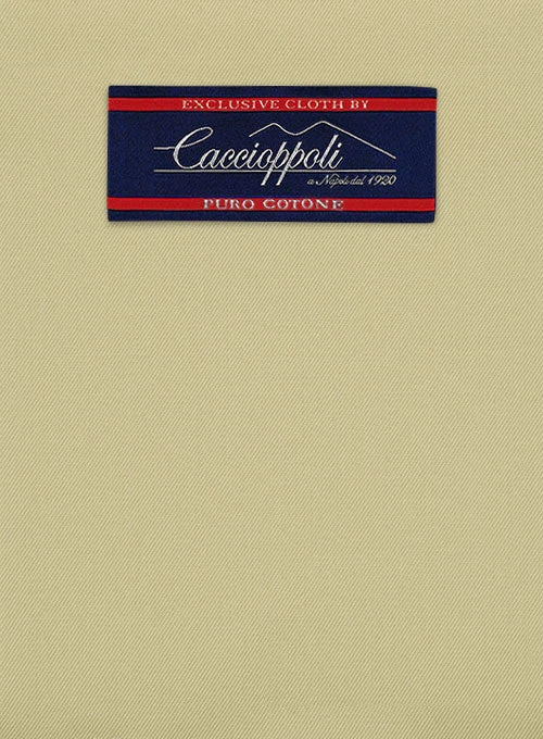 Caccioppoli Cotton Gabardine Ocean Khaki Pants 4 Caccioppoli Cotton Gabardine Ocean Khaki Pants - Image 2