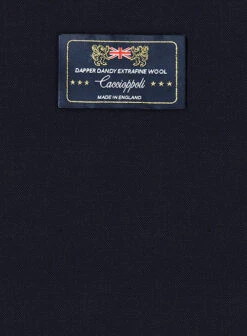 Caccioppoli Dapper Dandy Arber Navy Blue Wool Pants -Men's Clothing Shop caccioppolidapperdandyarbernavybluepantslook 1