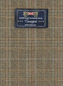 Caccioppoli Dapper Dandy Batito Brown Wool Pants -Men's Clothing Shop caccioppolidapperdandybatitobrownpantslook 1