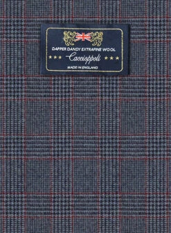 Caccioppoli Dapper Dandy Bella Blue Wool Pants -Men's Clothing Shop caccioppolidapperdandybellabluepantslook 1