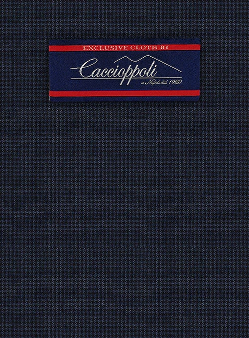 Caccioppoli Fresco Wool Blue Dimati Pants 7 Caccioppoli Fresco Wool Blue Dimati Pants - Image 5