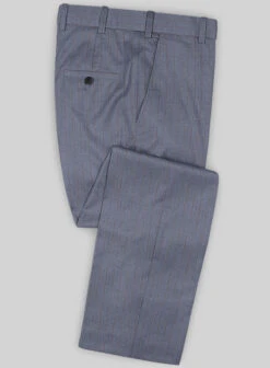 Caccioppoli Sun Dream Polico Blue Wool Silk Pants