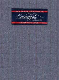 Caccioppoli Sun Dream Polico Blue Wool Silk Pants -Men's Clothing Shop caccioppolisdpolicobluepantslook 1
