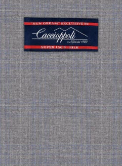 Caccioppoli Sun Dream Cecini Gray Wool Silk Pants -Men's Clothing Shop caccioppolisundreamcecinigraypantslook 1