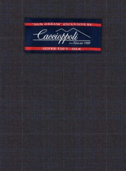 Caccioppoli Sun Dream Folli Gray Wool Silk Pants -Men's Clothing Shop caccioppolisundreamfolligraypantslook 1