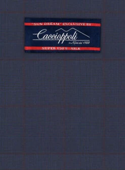 Caccioppoli Sun Dream Zorati Blue Wool Silk Pants -Men's Clothing Shop caccioppolisundreamzoratibluepantslook 1