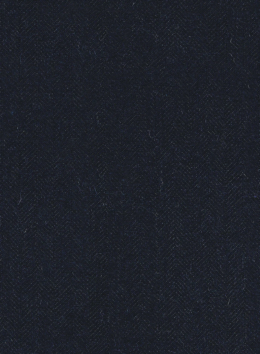 Deep Blue Herringbone Tweed Suit 9 Deep Blue Herringbone Tweed Suit - Image 7