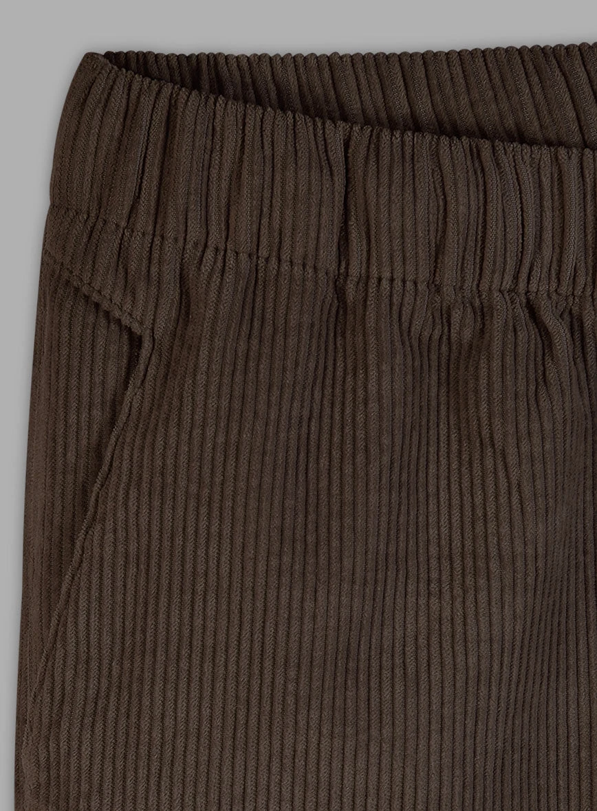 Easy Pants Dark Brown Corduroy 5 Easy Pants Dark Brown Corduroy - Image 3