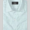Dublin Sky Blue Linen Shirt 2 Dublin Sky Blue Linen Shirt -Men's Clothing Shop dublinskybluelinenshirtlk
