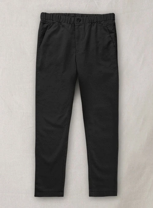Easy Pants Black Cotton Canvas 3 Easy Pants Black Cotton Canvas