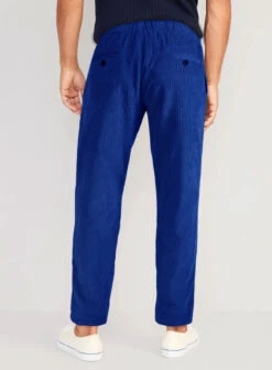 Easy Pants Bright Blue Corduroy -Men's Clothing Shop easypantsbrightbluecorduroy 2