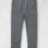 Easy Pants Gray Cotton Canvas