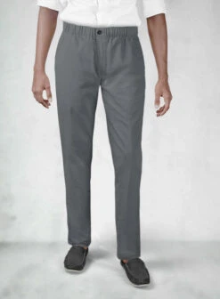 Easy Pants Gray Cotton Canvas -Men's Clothing Shop easypantsgraycottoncanvas 1
