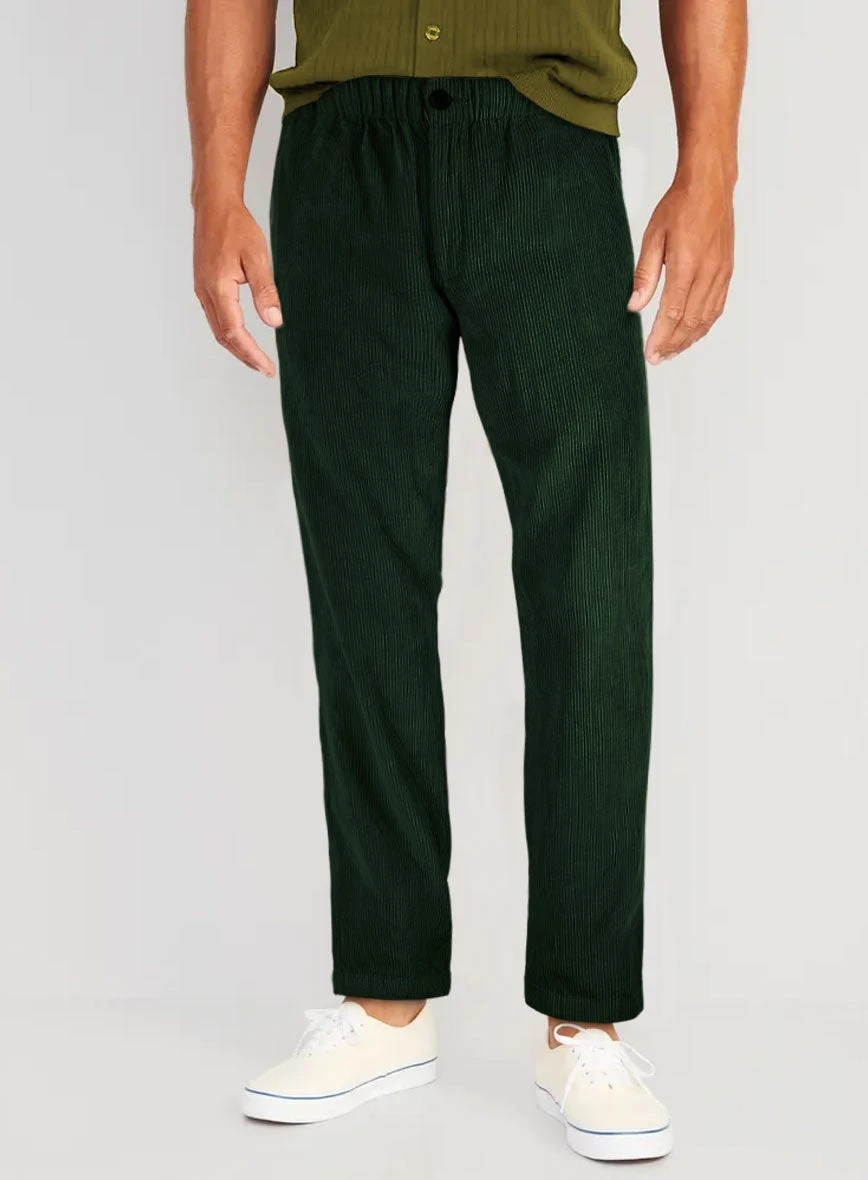 Easy Pants Green Corduroy 4 Easy Pants Green Corduroy - Image 2