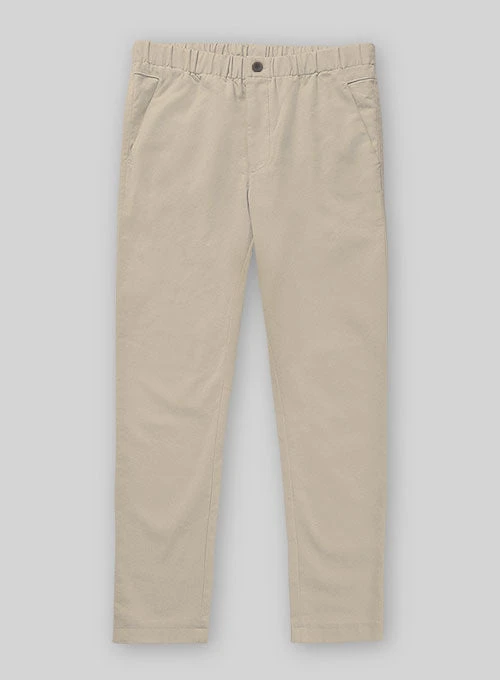 Easy Pants Sand Cotton Canvas 3 Easy Pants Sand Cotton Canvas