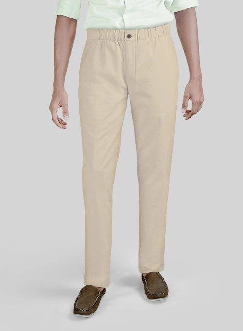 Easy Pants Sand Cotton Canvas 4 Easy Pants Sand Cotton Canvas - Image 2
