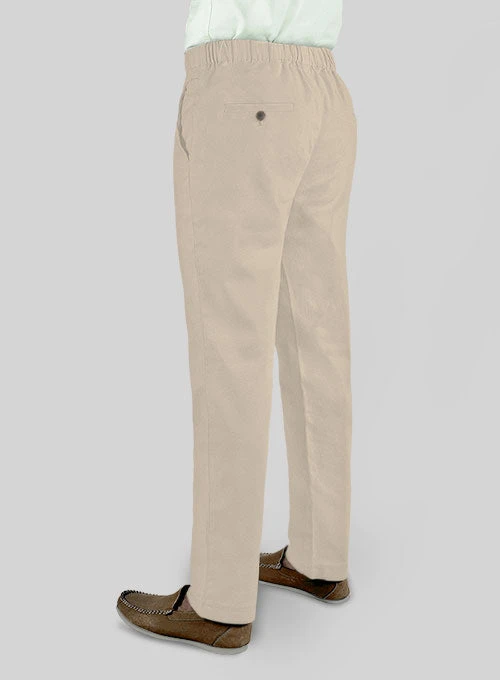 Easy Pants Sand Cotton Canvas 5 Easy Pants Sand Cotton Canvas - Image 3