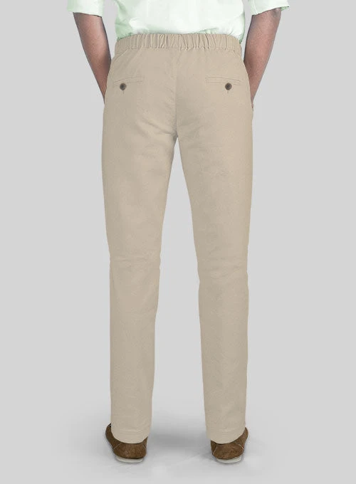 Easy Pants Sand Cotton Canvas 6 Easy Pants Sand Cotton Canvas - Image 4