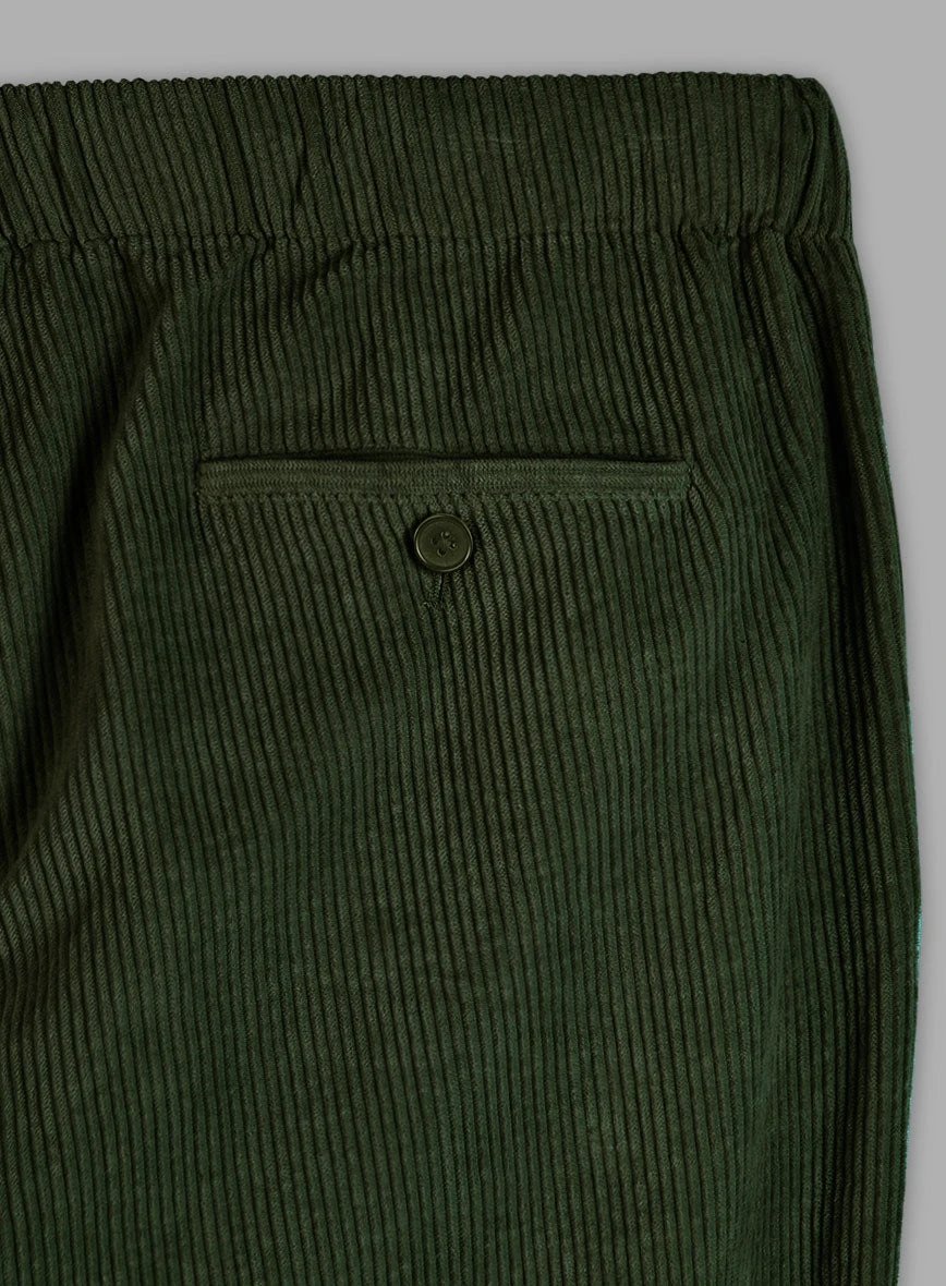 Easy Pants Olive Green Corduroy 7 Easy Pants Olive Green Corduroy - Image 6