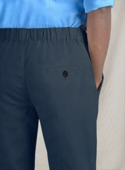 Easy Pants Royal Blue Cotton Canvas -Men's Clothing Shop easypantsroyalbluecanvas 5
