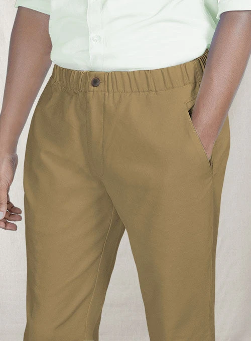 Easy Pants Tan Cotton Canvas 6 Easy Pants Tan Cotton Canvas - Image 4
