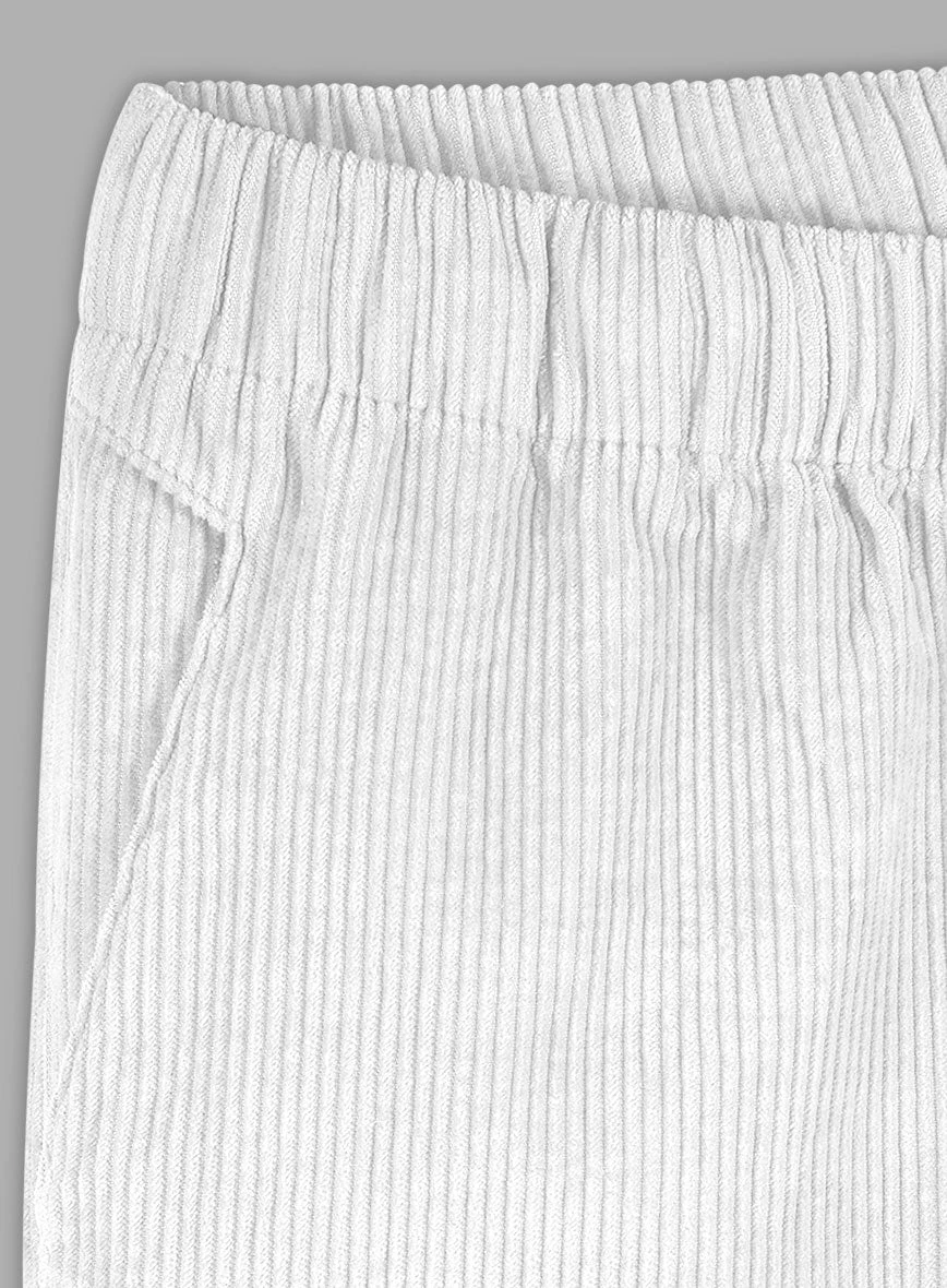 Easy Pants White Corduroy 5 Easy Pants White Corduroy - Image 3