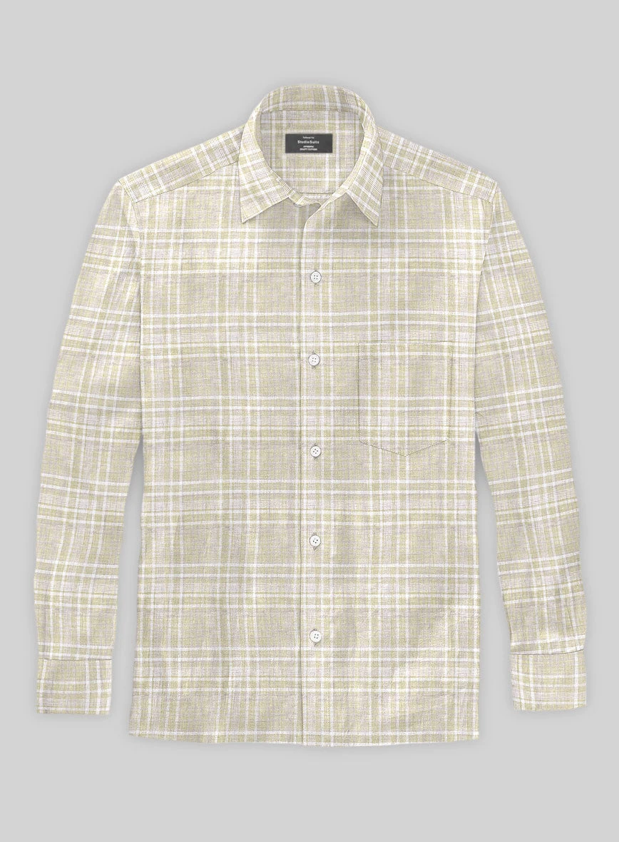 Egildo Checks Linen Shirt 4 Egildo Checks Linen Shirt - Image 2