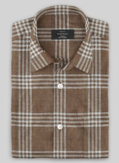 Esar Checks Linen Shirt