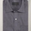 European Haze Purple Linen Shirt -Men's Clothing Shop europeanhazepurplelinenlongslvshrtlook