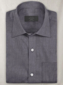 European Haze Purple Linen Shirt