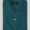 Giza Teal Cotton Shirt
