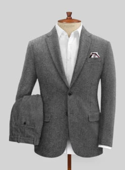 Gray Tweed Suit