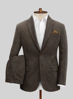 Haberdasher Brown Tweed Suit