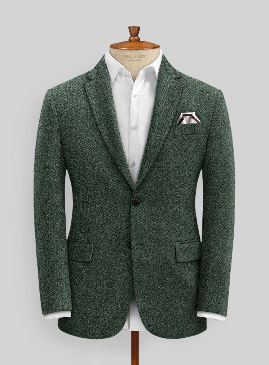 Haberdasher Green Tweed Suit 5 Haberdasher Green Tweed Suit - Image 3