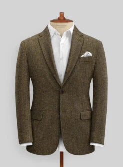 Haberdasher Mustard Brown Tweed Suit -Men's Clothing Shop haberdasherrusttweedsuitlook 2