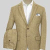 Highlander Heavy Beige Herringbone Tweed Suit -Men's Clothing Shop hghlndrhvybeigehrringbntwdsuitlk