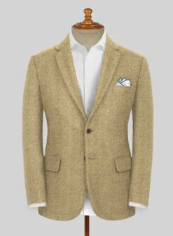 Highlander Heavy Beige Herringbone Tweed Suit -Men's Clothing Shop hghlndrhvybeigehrringbntwdsuitlk 2