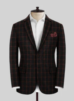 Highlander Heavy Black Check Tweed Suit -Men's Clothing Shop highlanderheavyblackchecktweedsuitlk 2