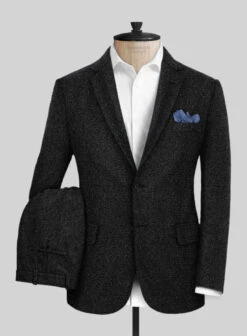 Highlander Heavy Charcoal Bedford Tweed Suit