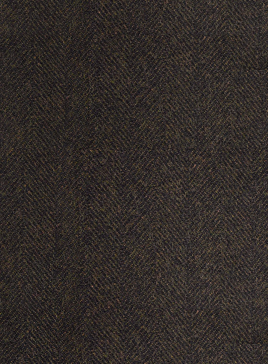 Highlander Heavy Dark Brown Herringbone Tweed Suit 8 Highlander Heavy Dark Brown Herringbone Tweed Suit - Image 6
