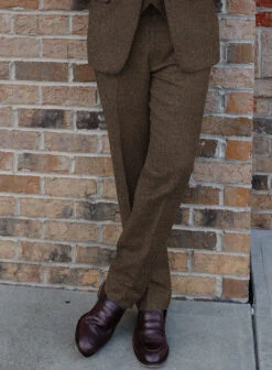 Highlander Dark Brown Tweed Suit -Men's Clothing Shop highlndrdrkbrwntwdsuitlk 3