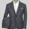 Highlander Heavy Charcoal Herringbone Tweed Suit -Men's Clothing Shop highlndrhvychrcalhrringbntwdsuitlk