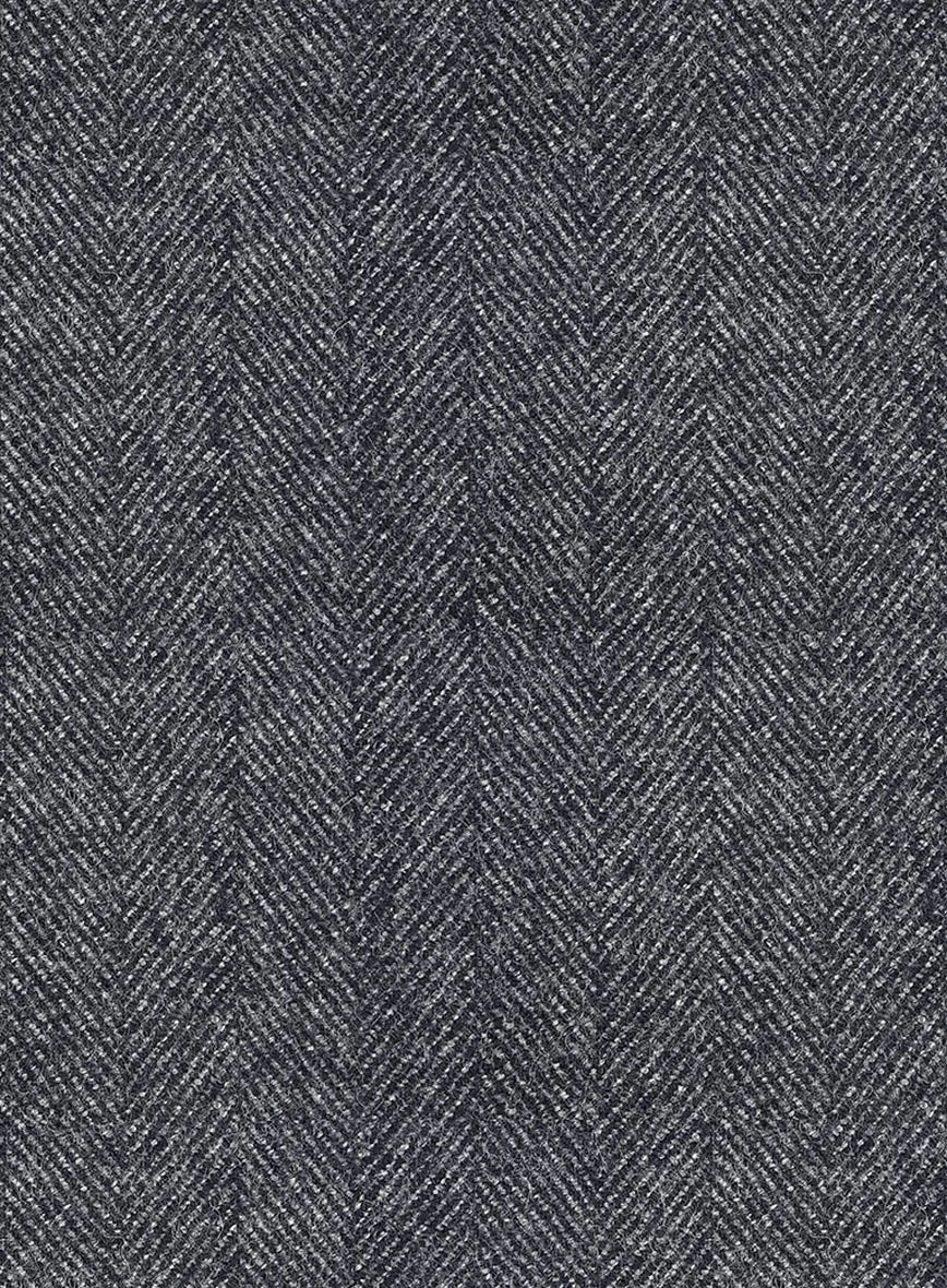 Highlander Heavy Charcoal Herringbone Tweed Suit 8 Highlander Heavy Charcoal Herringbone Tweed Suit - Image 6