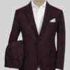 Highlander Heavy Wine Herringbone Tweed Suit 1 Highlander Heavy Wine Herringbone Tweed Suit -Men's Clothing Shop highlndrhvywinehrringbntwdsuitlk
