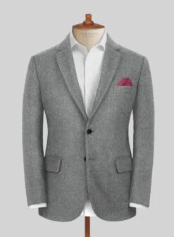 Highlander Light Gray Tweed Suit -Men's Clothing Shop highlndrltgrytwdsuitlk 2